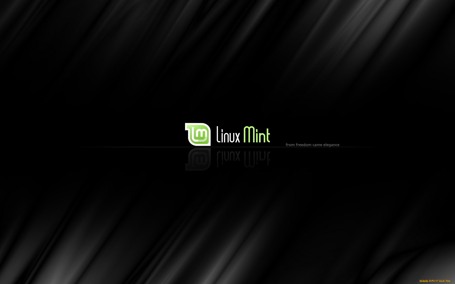 Linux Mint обои рабочего стола темные